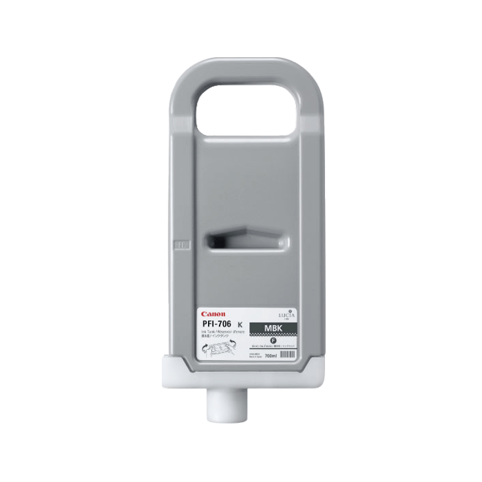 Canon PFI-706MBK Ink Cartridge, Matte Black