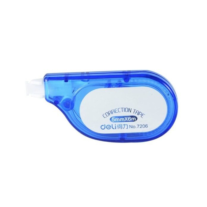 Deli No.7206 Correction Tape 5mmX6m