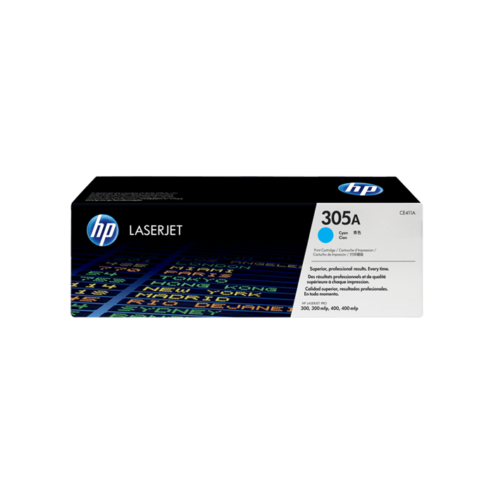 HP 305A Cyan Toner Cartridge (CE411A)