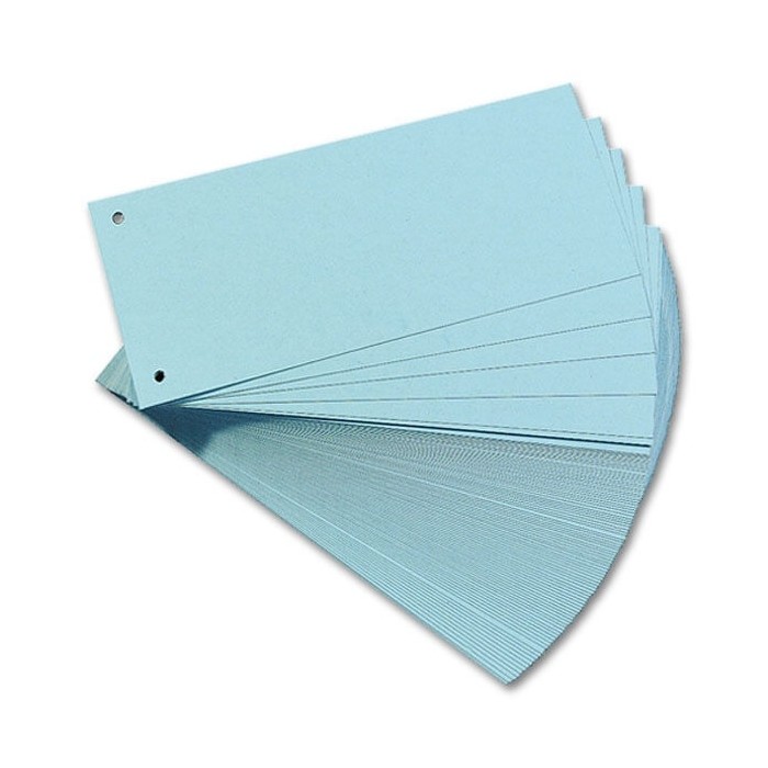 Cardboard File Divider Blue 100pcs/pack