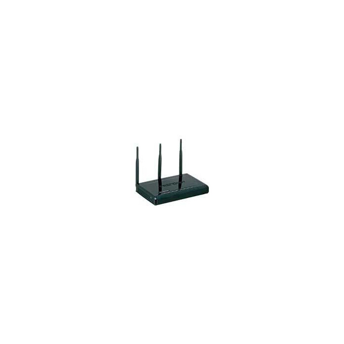 TRENDnet N300 Wireless Gigabit Router, Black