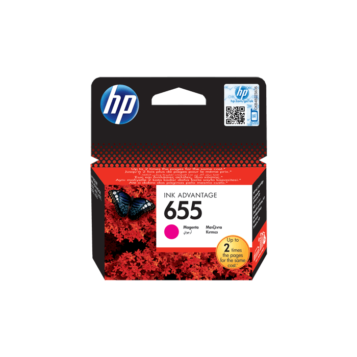 HP 655 Magenta Ink Cartridge (CZ111AE)
