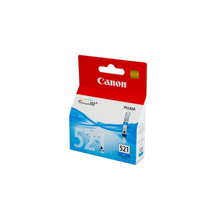 Canon CLI-521 Cyan Original Ink Cartridge (CLI-521C)