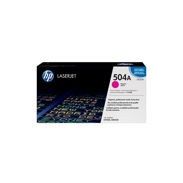 HP 504A Magenta Toner Cartridge (CE253A)