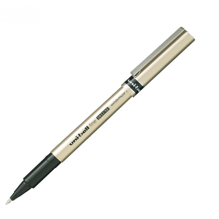 Uniball Fine Deluxe Roller Pen 0.7mm, Black