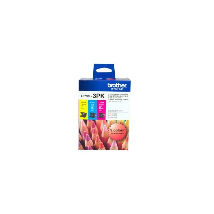 Brother LC73CL3PK Yellow/Cyan/Magenta Ink cartridge