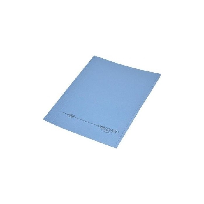 Square Cut Folder FS With Fastener, Blue