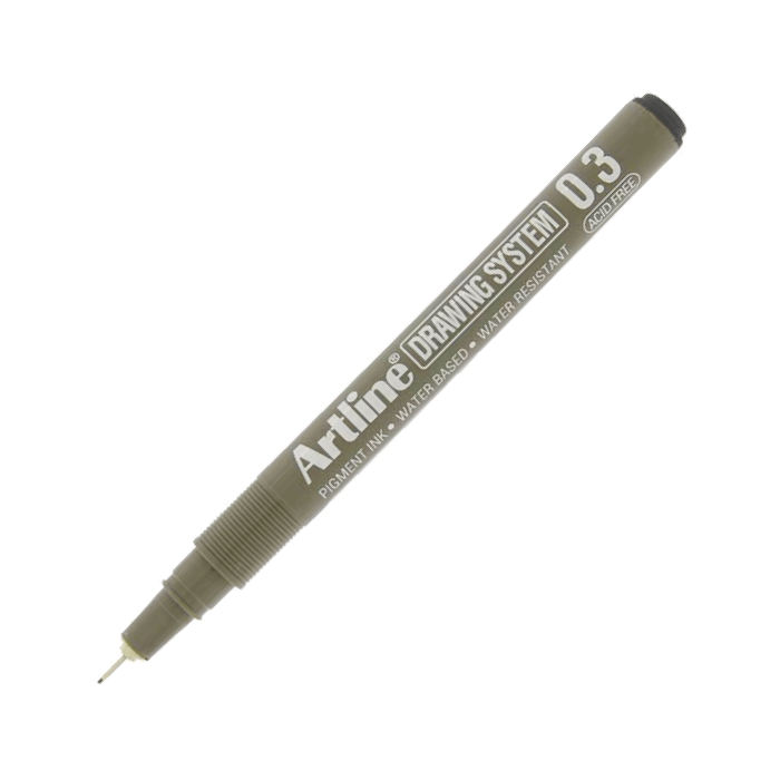 Artline 233 Drawing System Pen 0.3mm, Black