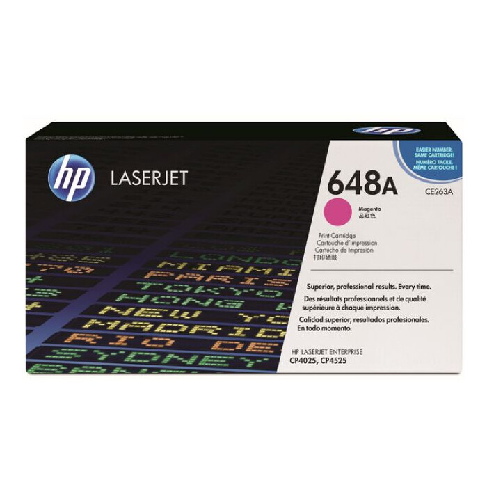 HP 648A Magenta Toner Cartridge (CE263A)