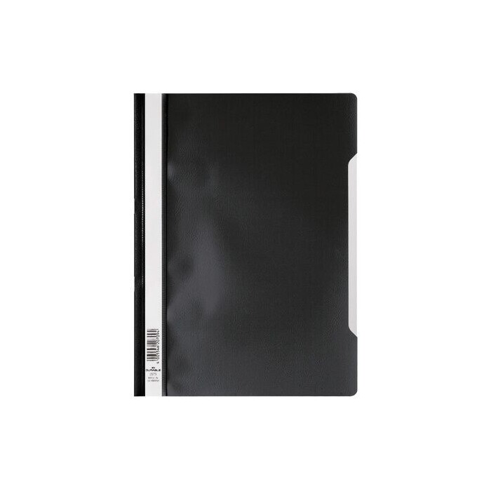 Durable Clear View Folder - Economy A4, Black
