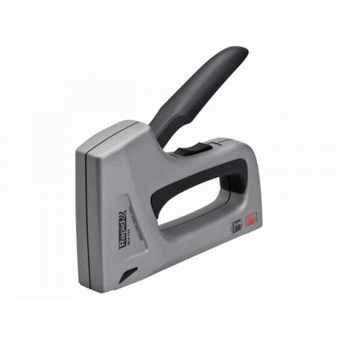 Rapid Alu753 Dual Staple Finewire Gun with Clamshell, Gray