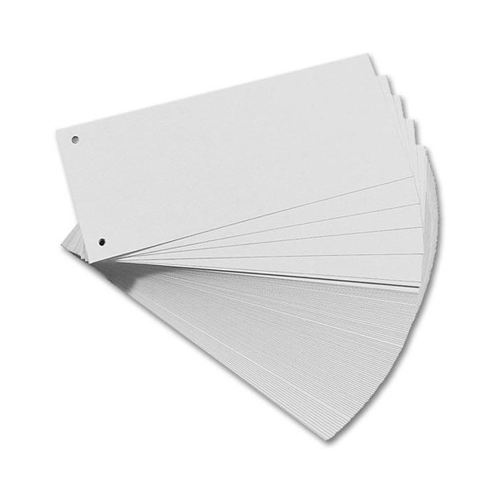 Cardboard File Divider White 100pcs/pack