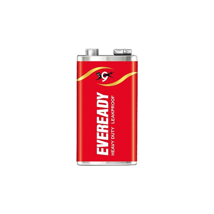 Eveready 1216 Heavy Duty 9V Battery, (Pack of 1)
