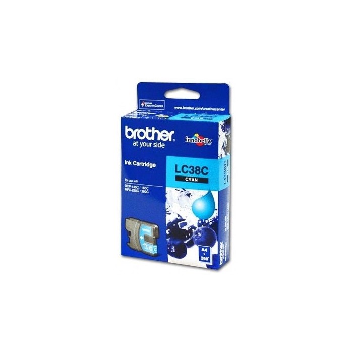 Brother LC38 Cyan Ink cartridge (LC38C)