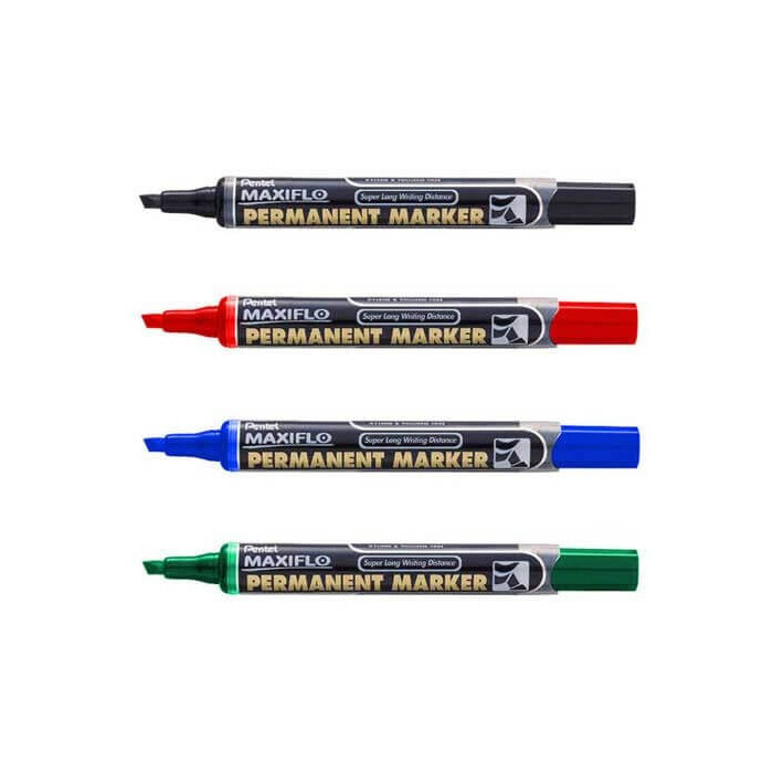 Pentel NLF60 Maxiflo Chisel Tip Permanent Marker