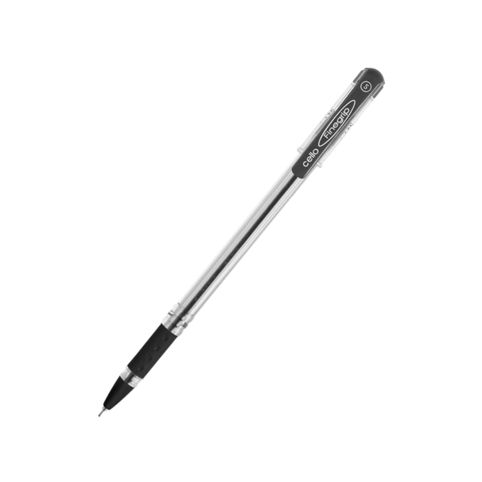 Cello Pen Fine Grip, 12/box, Black