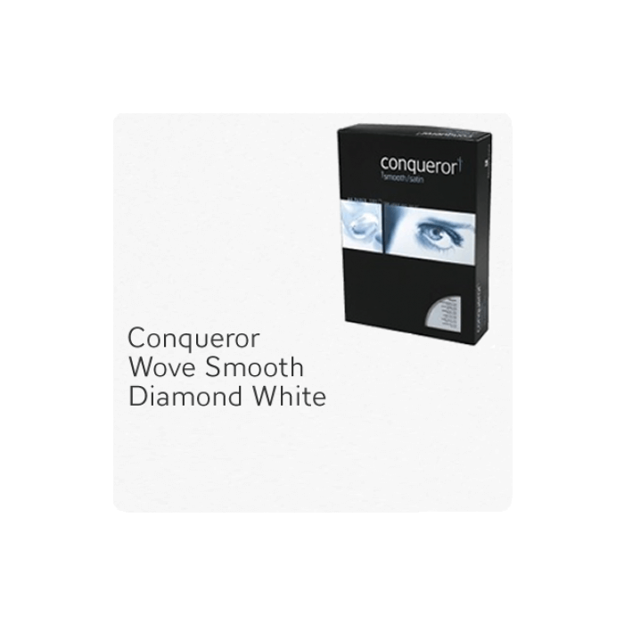 Conqueror Paper, A4, 100gsm, Diamond White, Wove Finish, 500sh/Pack
