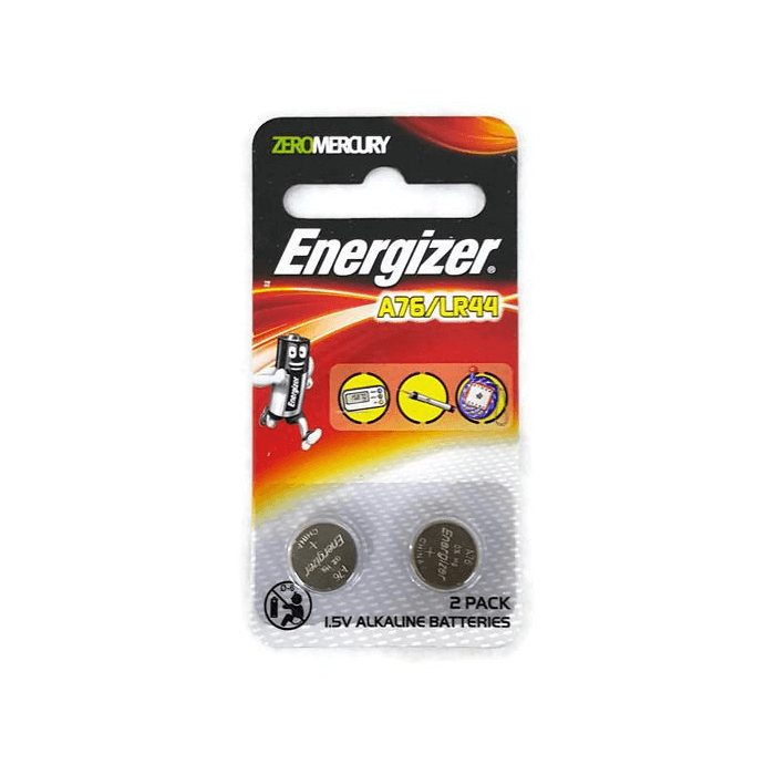 Energizer A76 1.5V Alkaline Battery, (Pack of 2)