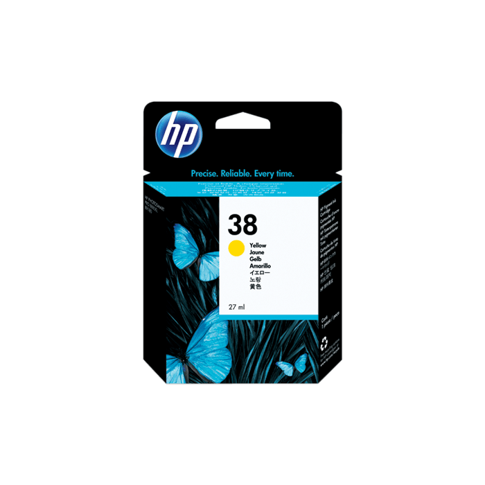 HP 38 Yellow Ink Cartridge (C9417A)