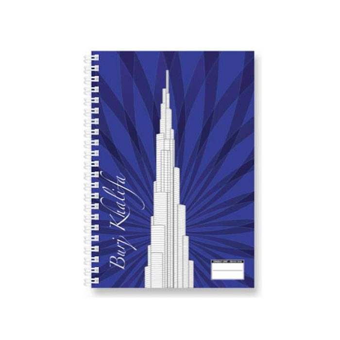 Burj Khalifa A5 Notebook, 80sheets 100gsm​ (FSNBSSA580B)