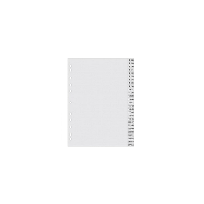 PVC Plastic Divider Grey, 1-54