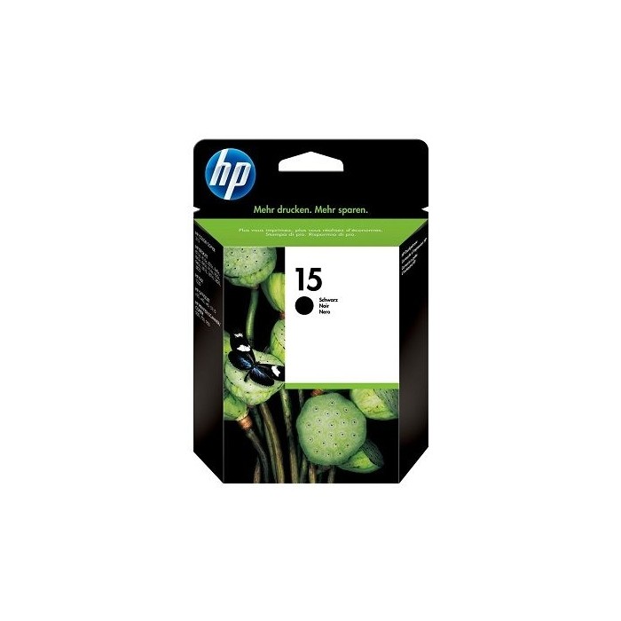 HP 15 Black Ink Cartridge (C6615DE)