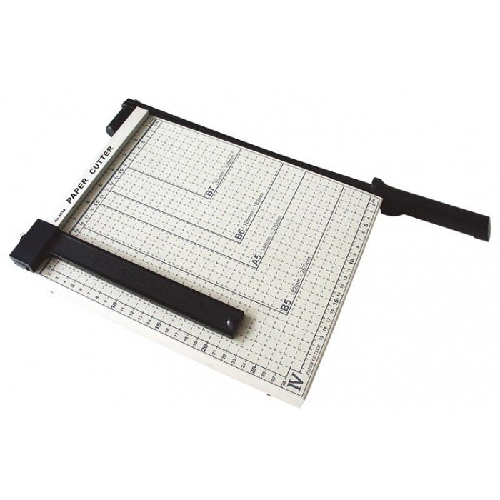 DELI 8014 A4 Size Paper Cutter with Steel Base (300mmX250mm), 12inchesx10inches