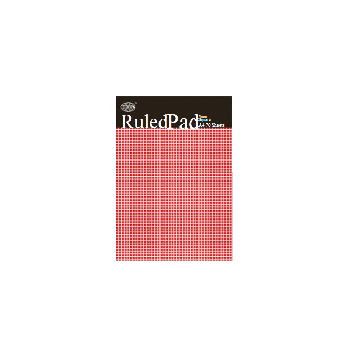 Graphing Paper, A4, 70 Sheet/Pad