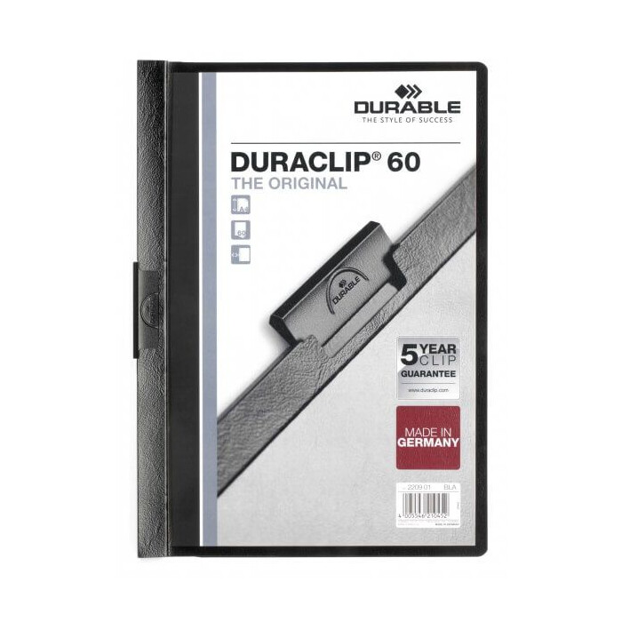 Durable Duraclip 60, A4, Black