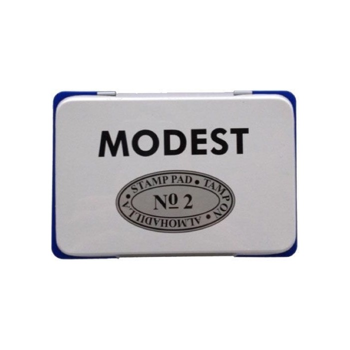 Modest Stamp Pad, 11 x 7 cm, Blue
