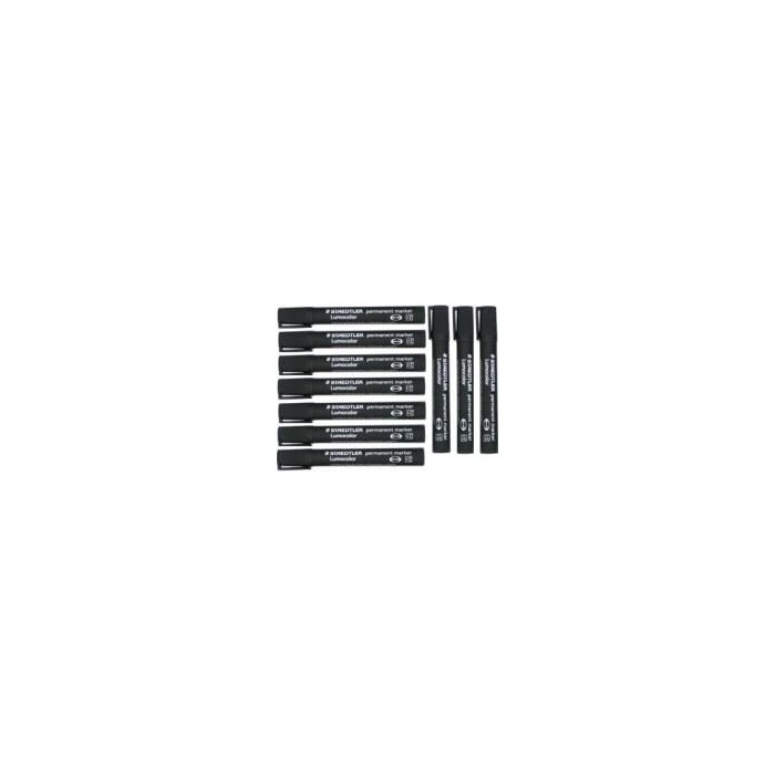 Staedtler Lumocolor Permanent Marker, Bullet Tip, Black