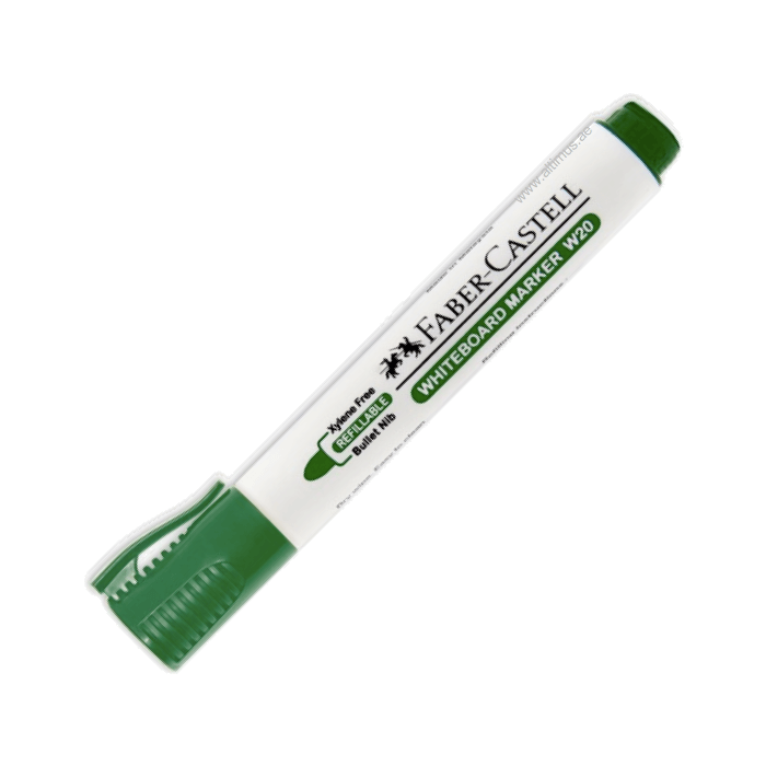 Faber Castell Whiteboard Marker Bullet Tip, Refillable, Green