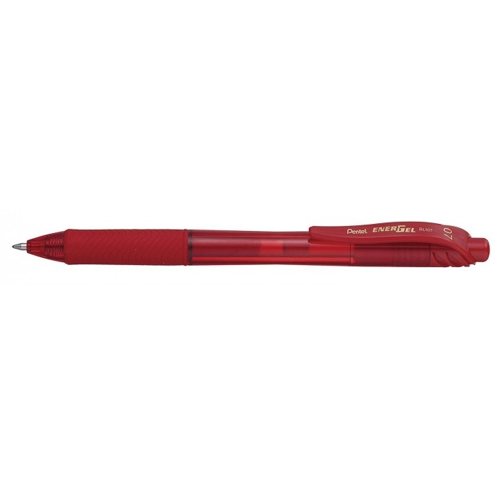 Pentel BL107 Energel-X Liquid Gel Pen - 0.7mm, Red