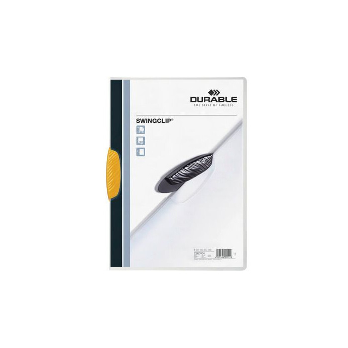 Durable Swingclip Folder A4, Yellow Clip