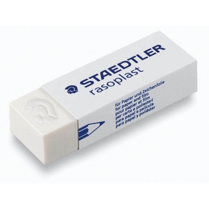 Staedtler Rasoplast Eraser - White, (Box of 20)