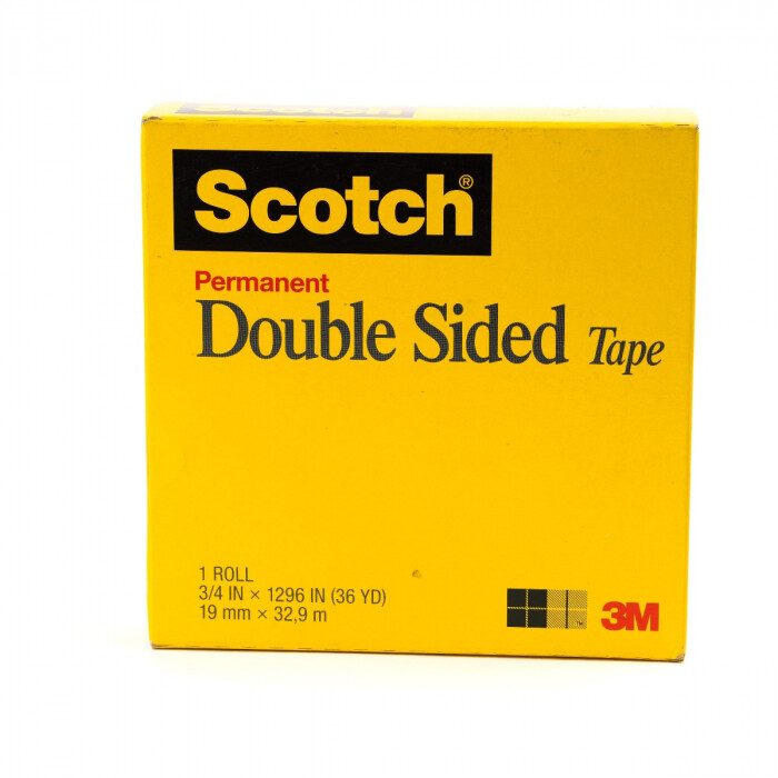 3M Scotch Permanent Double Sided Tape 665, 3/4