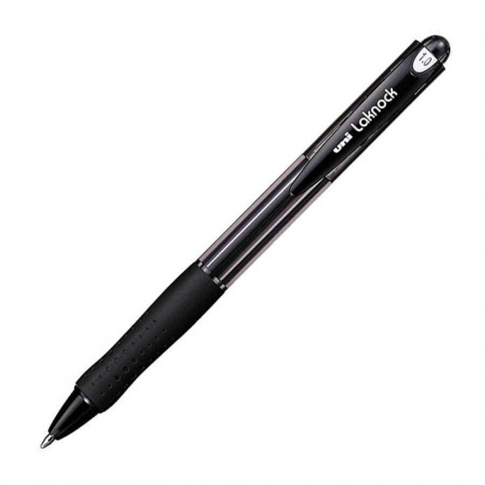 Uni Laknock Ballpoint Pen 1.0mm Black