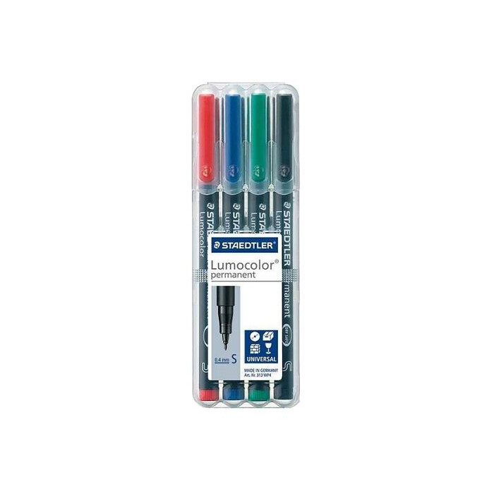 Staedtler Lumocolor OHP Permanent Marker 0.4mm 4pcs/pack