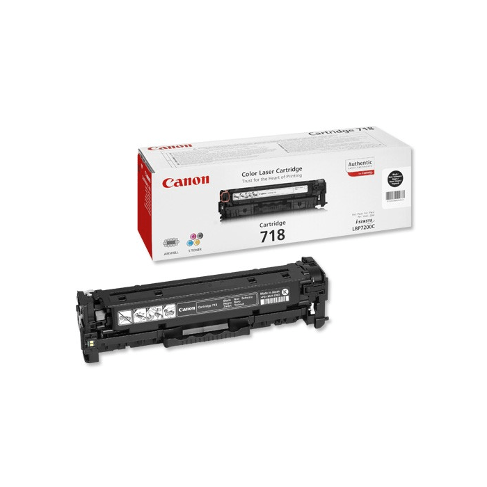 Canon 718 Black Toner Cartridge (CRG-718BK)