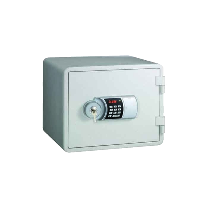 Eagle YESM-015K Fire Resistant Safe, Digital And Key Lock (White)