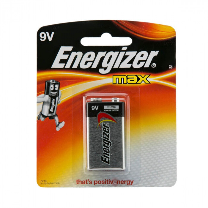 Energizer Alkaline Battery 9V 1pc/pack