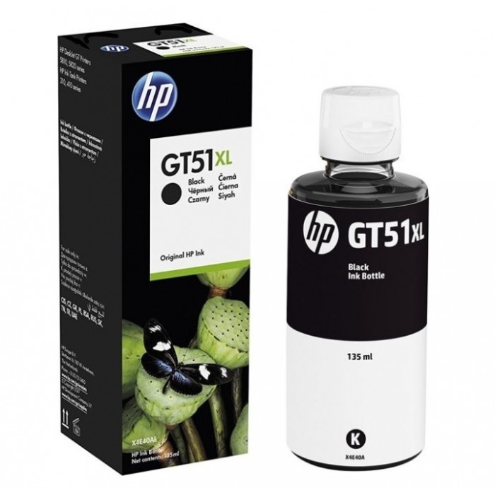 HP GT51XL 135-ml Black Original Ink Bottle (X4E40AE)