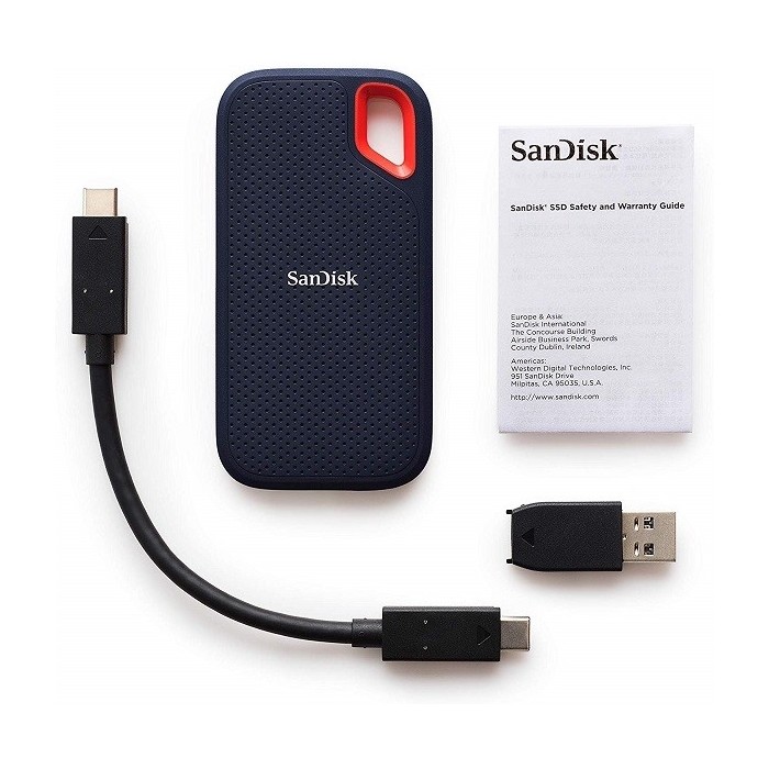 SanDisk 500GB Extreme Portable External SSD (SDSSDE60-500G-G25)