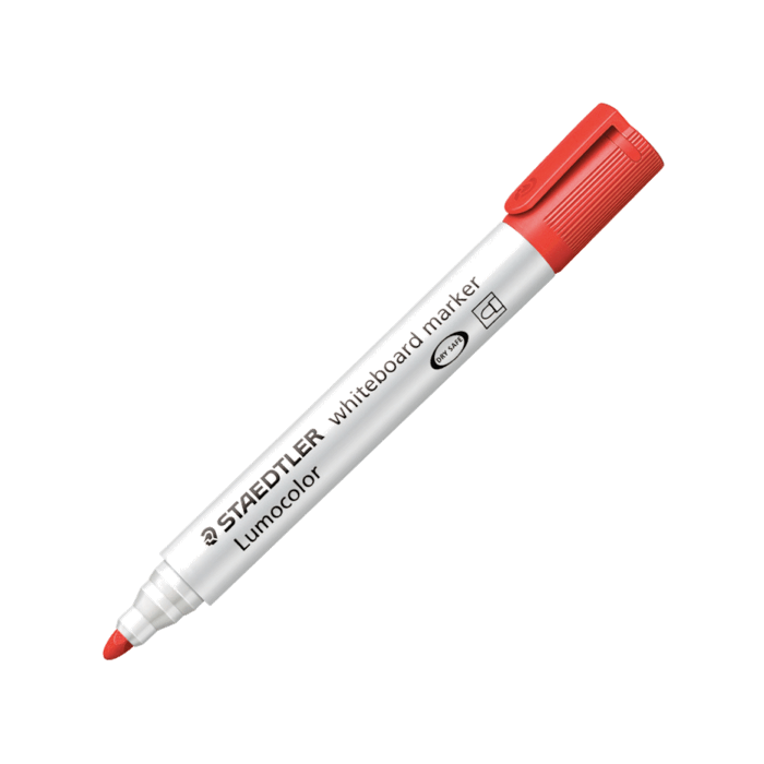 Staedtler Lumocolor Whiteboard Markers Bullet Red