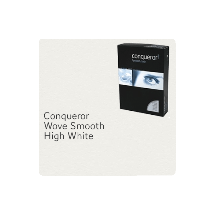 Conqueror Paper, A4, 100gsm, High White, Wove Finish, 500sh/Pack