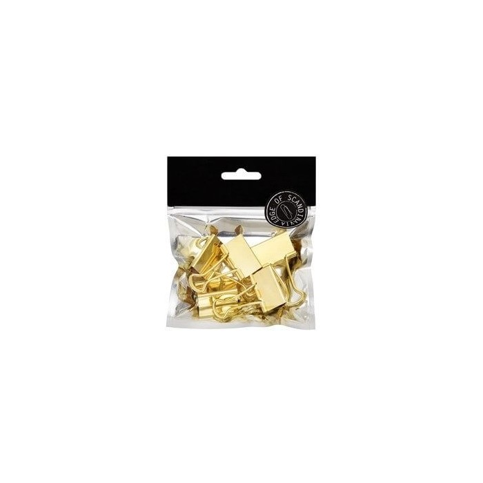 EDGE Binderclips,32mm,5pcs,Gold (781016)