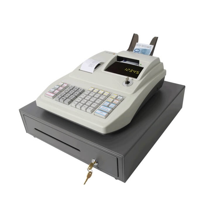 Olympia CM - 762 Cash Register, 9 digits , Light Grey