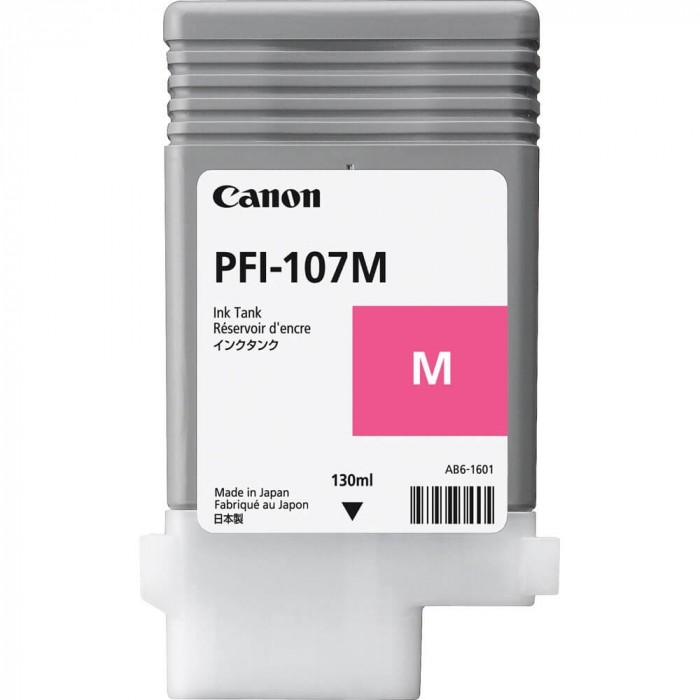 Canon PFI-107M 130ML Ink Tank, Magenta