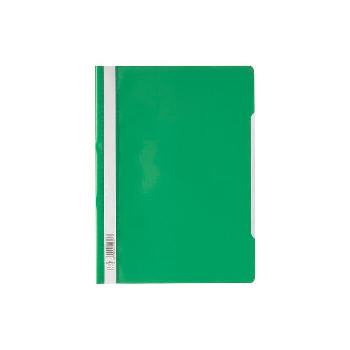 Durable Clear View Folder - Economy A4, Green