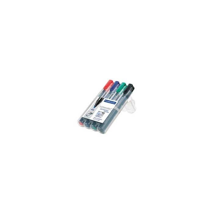 Staedtler 352 Bullet Tip Permanent marker - 2mm, Assorted (Pack of 4)
